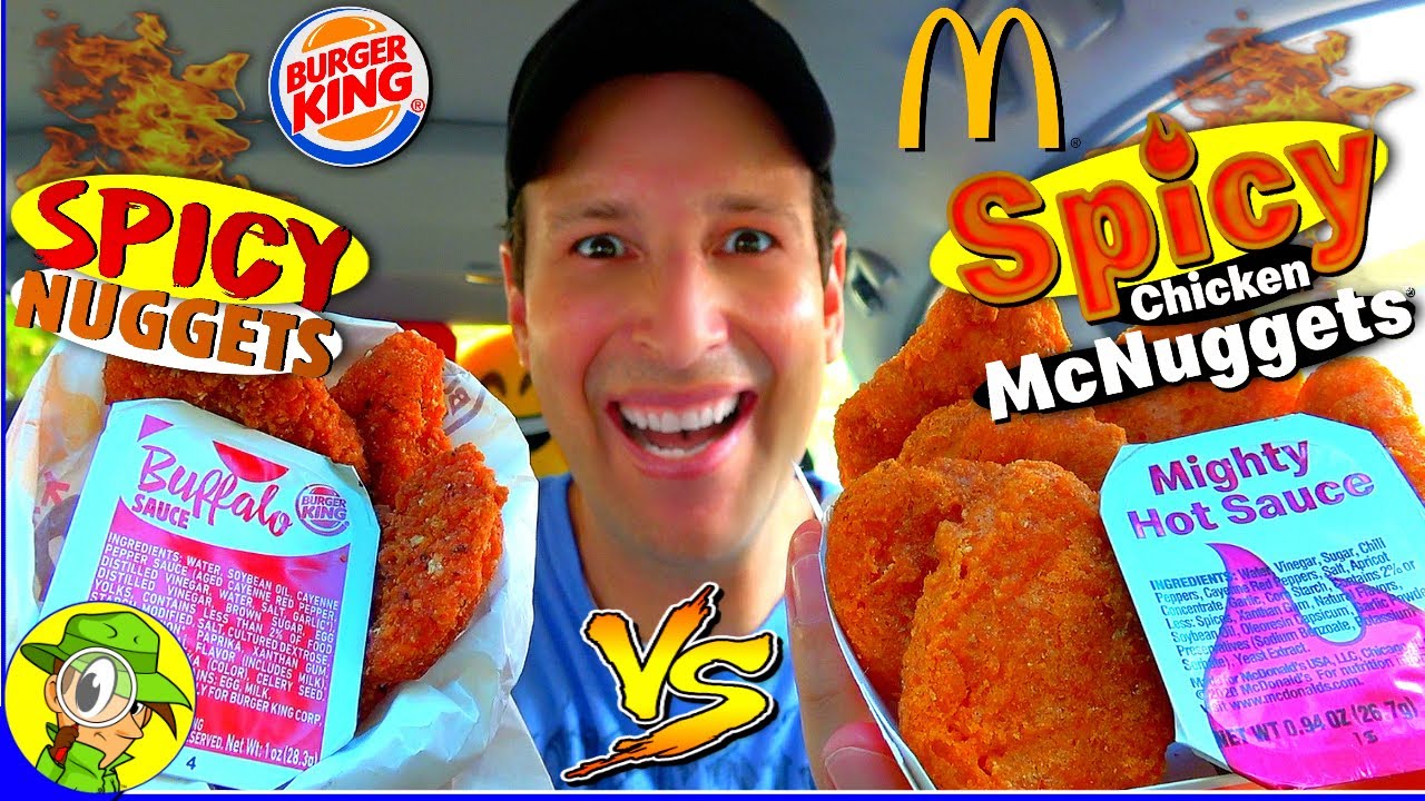 McDonald's® ОСТРАЯ КУРИЦА MCNUGGETS® VS Burger King® ОСТРЫЕ НАГРУЗКИ ...