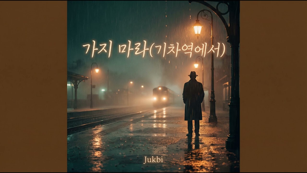 가지 마라 (비 오는 역에서) | Jukbi 죽비 | 애절한 감성 트로트