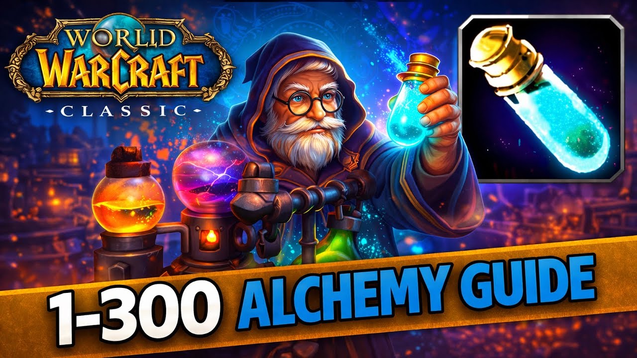 Гайд по алхимии 1-300 — самый быстрый способ поднять уровень | Wow Classic 2025