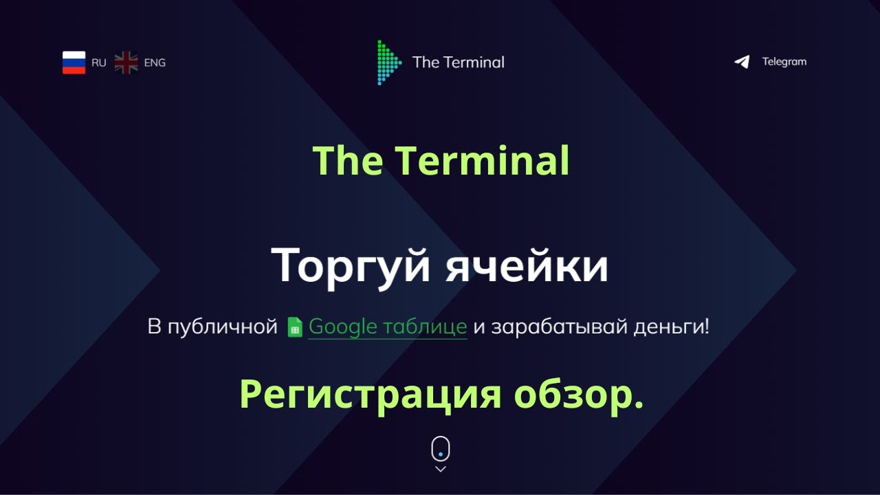 Регистрация и Обзор по The Terminal