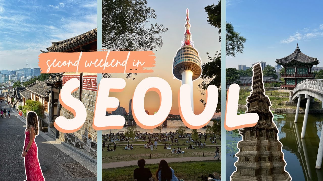 seoul south korea travel vlog prt 2 | palace, seoul tower, nodeul island, museum, restaurants + more