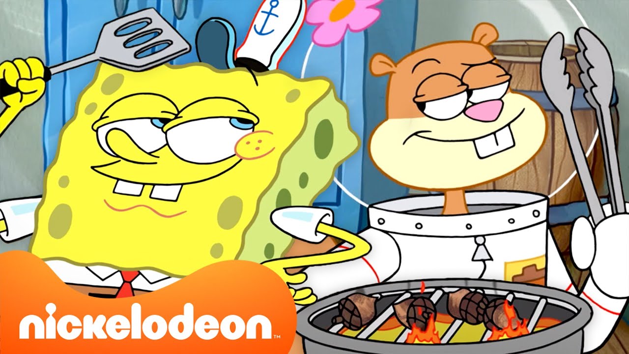 حفلة الشواء الصيفية لـ SpongeBob! 🍔 | تجميعية ٤٥ دقيقة | @SpongeBobOfficial | سبونج بوب