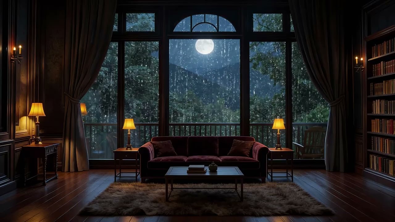 Heavy Rain and Gentle Breeze: Perfect Sleep and Relaxation Soundtrack