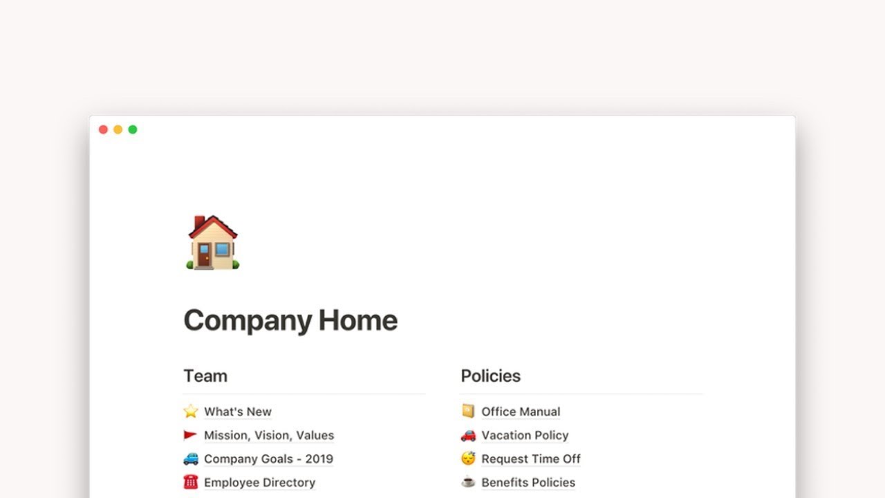 Notion at Work: Build a Team Wiki