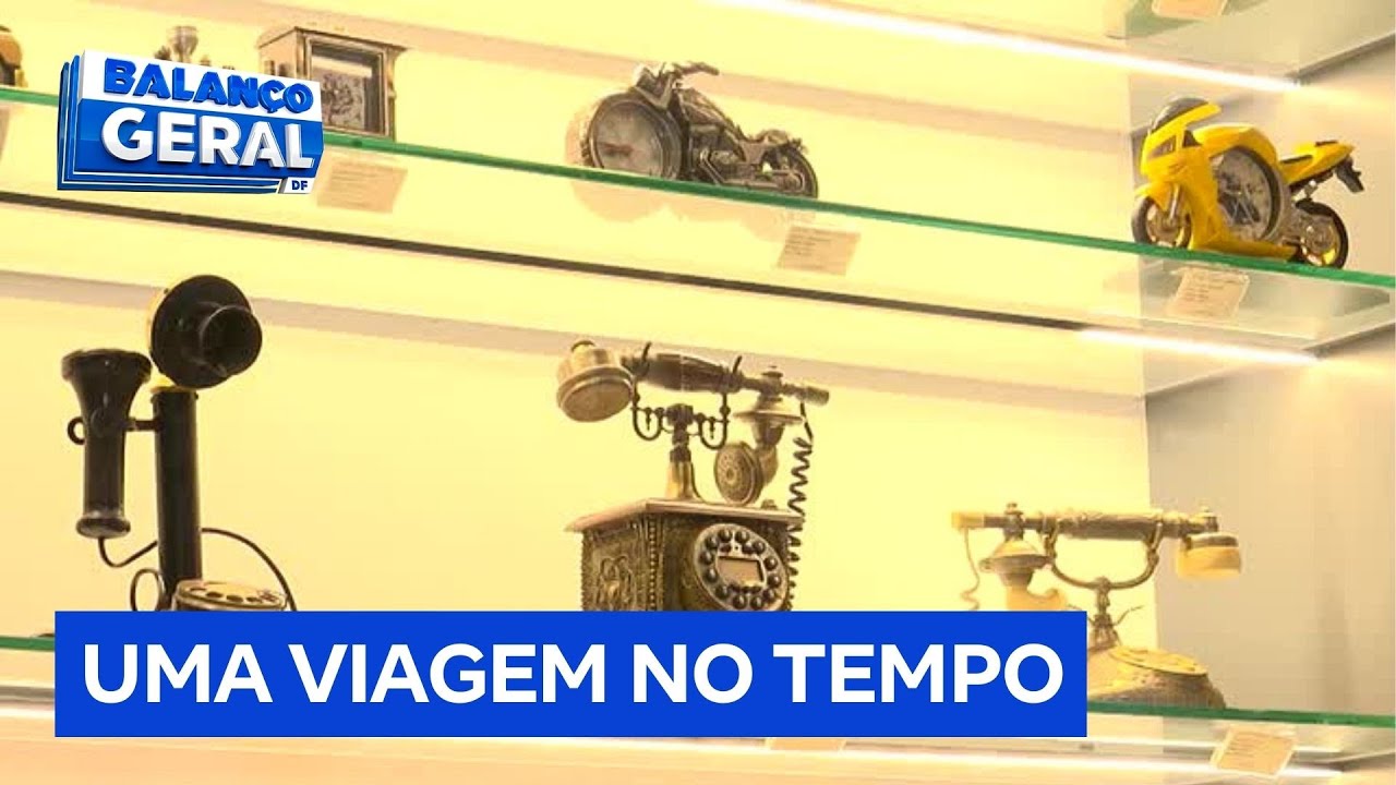 Celulares ‘tijolão’, carros antigos e vitrolas: exposição no DF conecta gerações | Balanço Geral DF