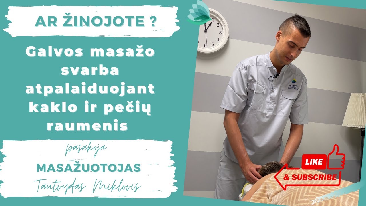 Kokia yra galvos masažo svarba?