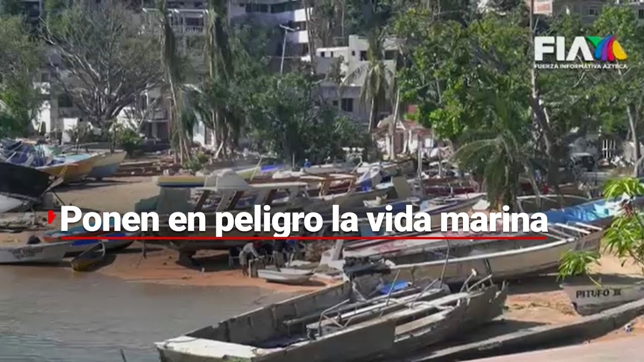 SIGUE LA TRAGEDIA EN ACAPULCO | Un cementerio de embarcaciones a tres meses de Otis
