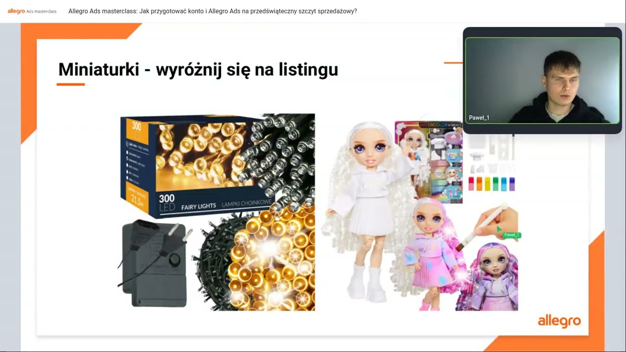 Jak przygotować konto i Allegro Ads na przedświąteczny szczyt sprzedażowy [zapis webinaru]