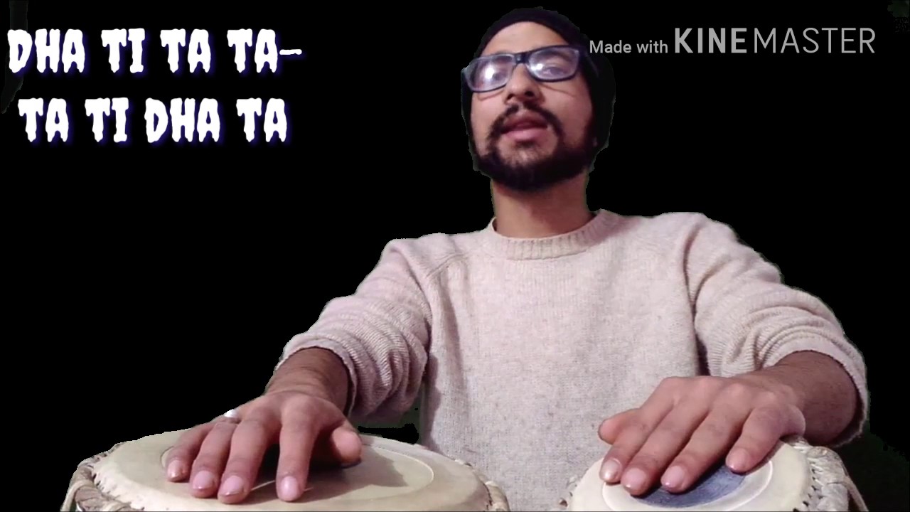 Tabla Lesson #4 For Beginners- 10 Different Ways To Play Kherwa(Slow,Medium m&Fast)  |