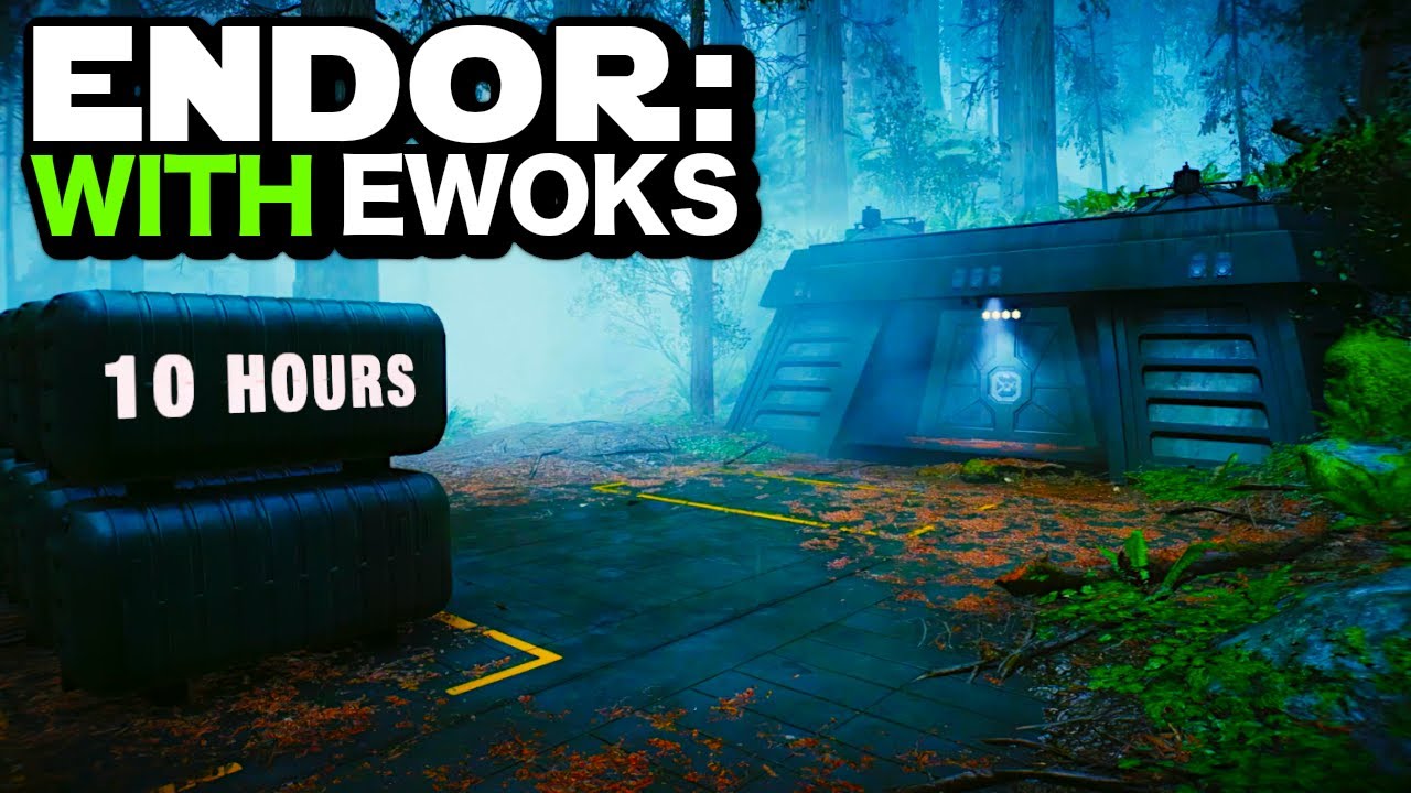 Endor Forest + Ewoks 🕙 10 Hours 🕙 - 🎬 Star Wars Inspired 🎬 - Ambience / White Noise