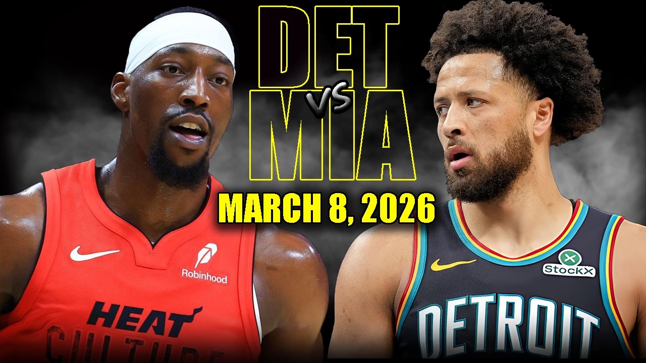 Detroit Pistons vs Miami Heat Full Game Highlights &ndash; March 8, 2026 | NBA Season