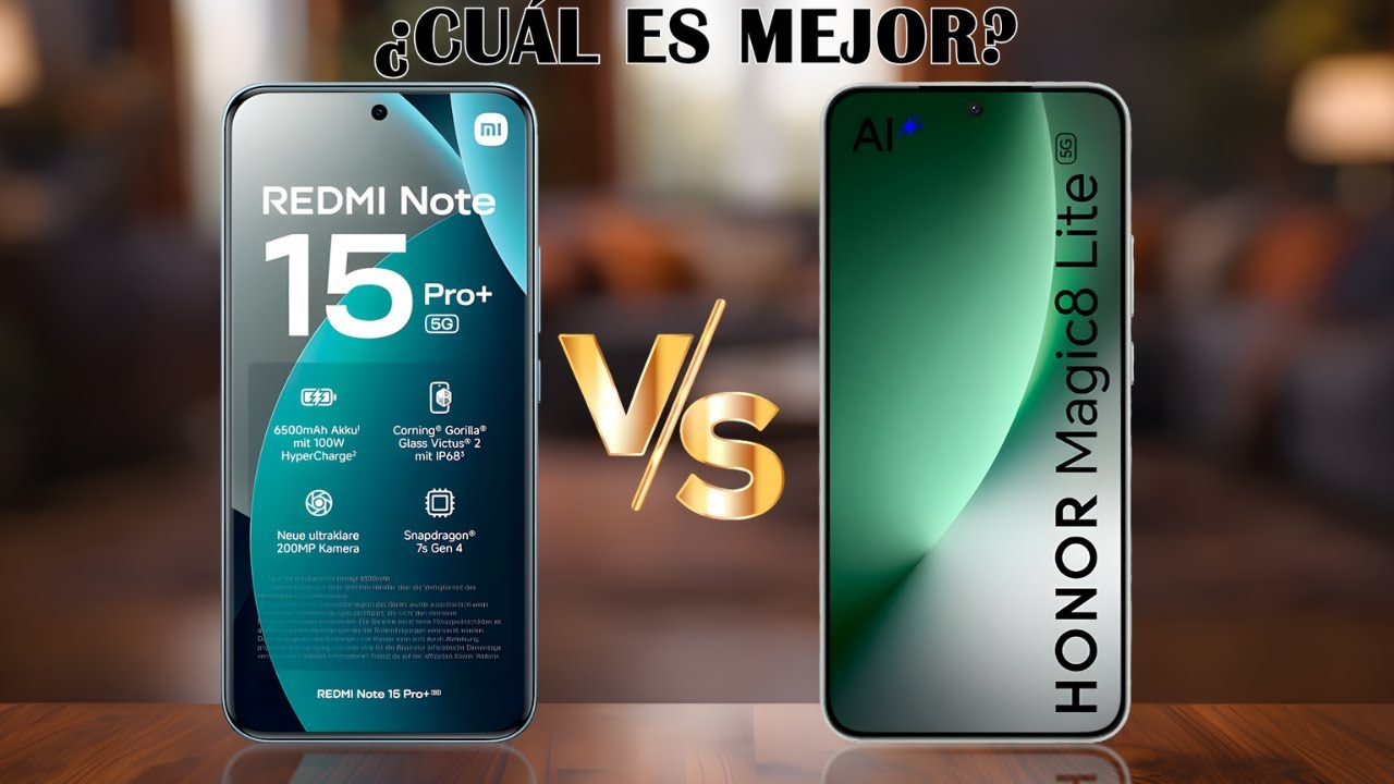 Xiaomi Redmi Note 15 Pro Plus VS Honor Magic8 Lite