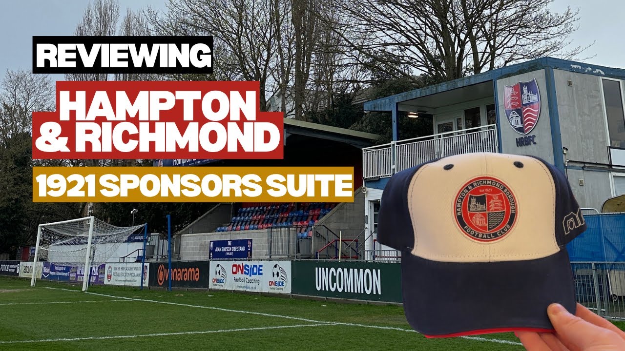 Reviewing Hampton & Richmond Borough FC hospitality ⚽️