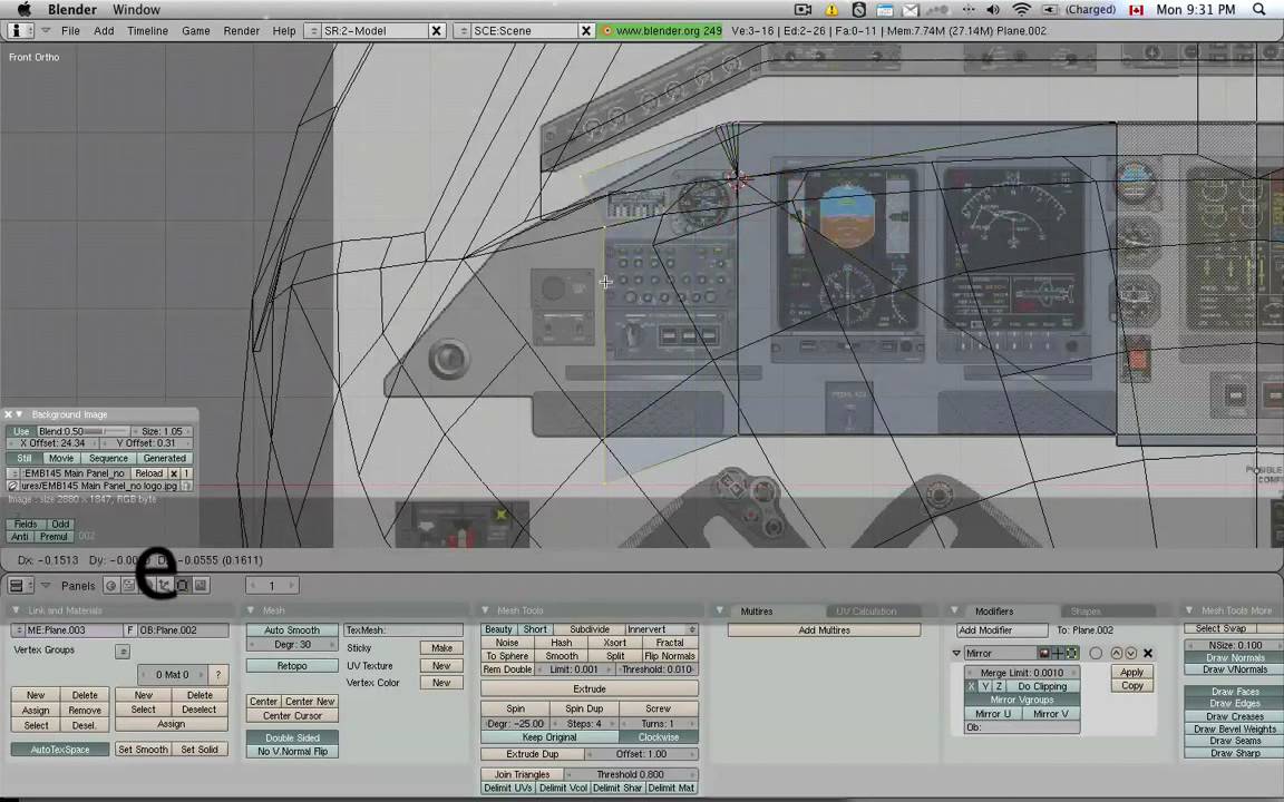 PlaneMaker-26-Blender-12 - Modeling Cockpit Interior