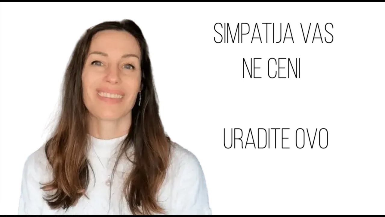 Simpatija vas ne ceni - uradite ovo #vezeionebezveze #veze