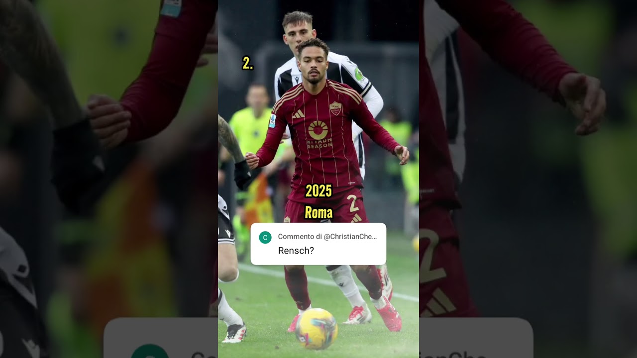 La carriera di Devyne Rensch 🇳🇱 | #shorts #calcio #seriea #asroma