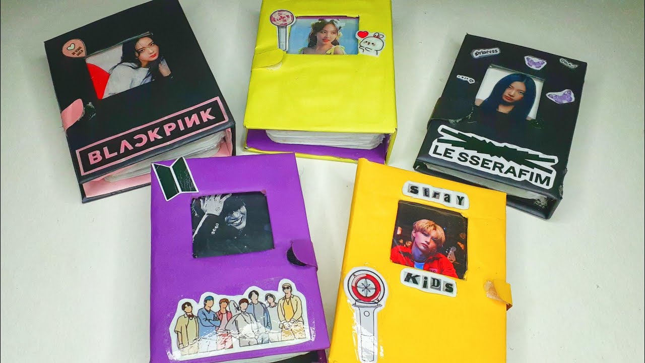اصنع بنفسك ألبوم للفوتكارد اوللصور بطريقة سهلة وبسيطة📓😉*DIY binder photocard kpop*
