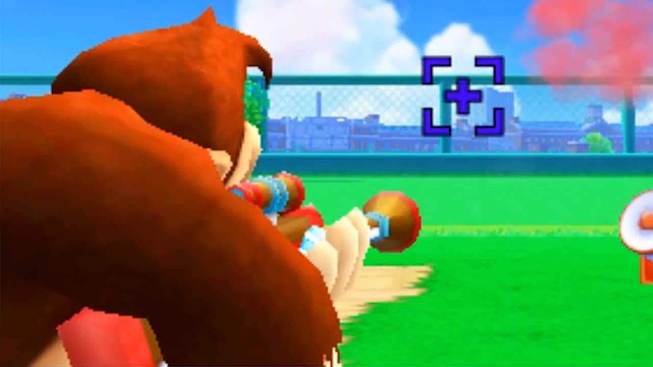 Mario & Sonic at the 2012 London Olympic Games (3DS) - All Charatcers Double Trap Gameplay