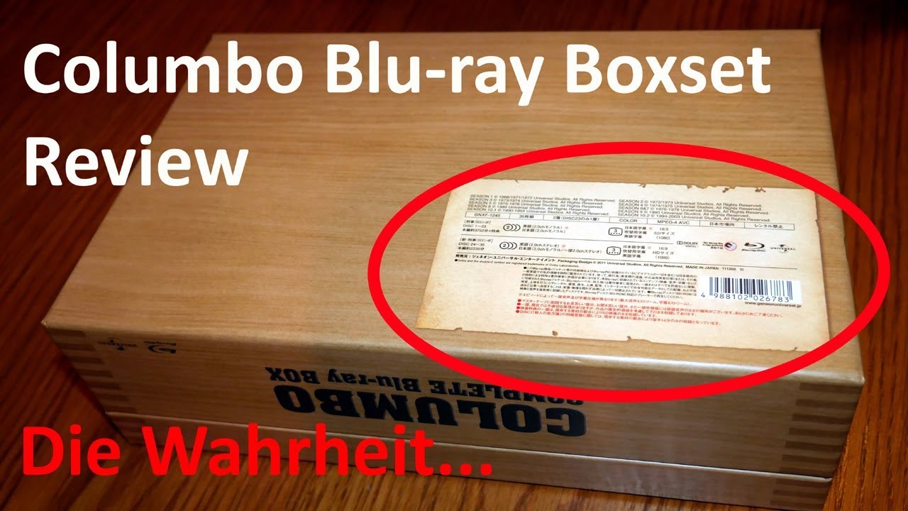 Columbo Blu-ray Boxset Review | Die Wahrheit | deutsch