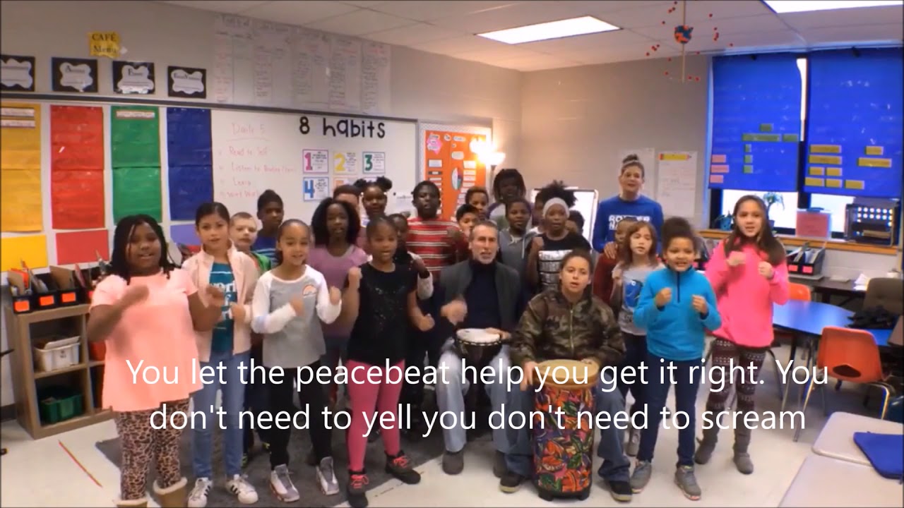 Steelton-Highspire Elementary School Morning Message Peace Beat Song