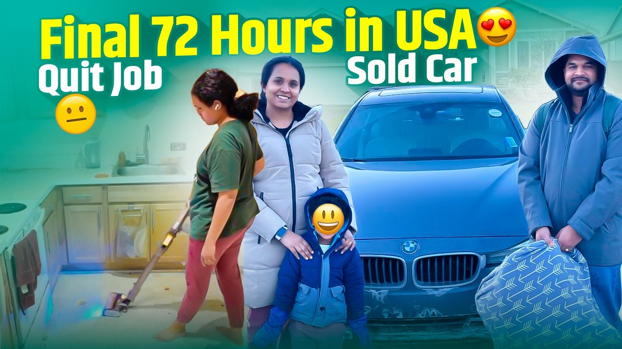 💥  தமிழில்: The Final 72 Hours in America 🇺🇸 → We Quit, Sold Everything & Left | Goodbye USA 🇺🇸