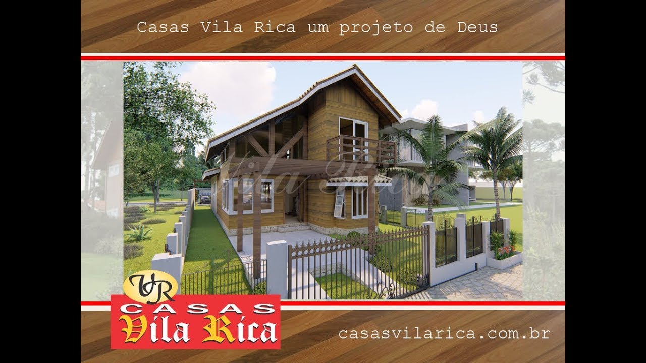 Projeto2271(São Lourenço do Sul-RS)Casa com Garagem 193,88m²-Garagem Fundos 18m²-Deck Piscina48,05m²