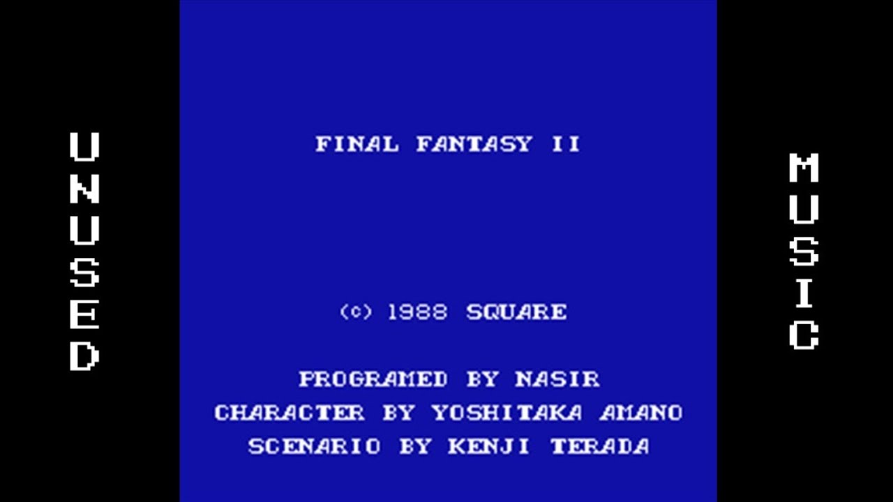 Final Fantasy II (NES) Unused Music - Boss Battle B