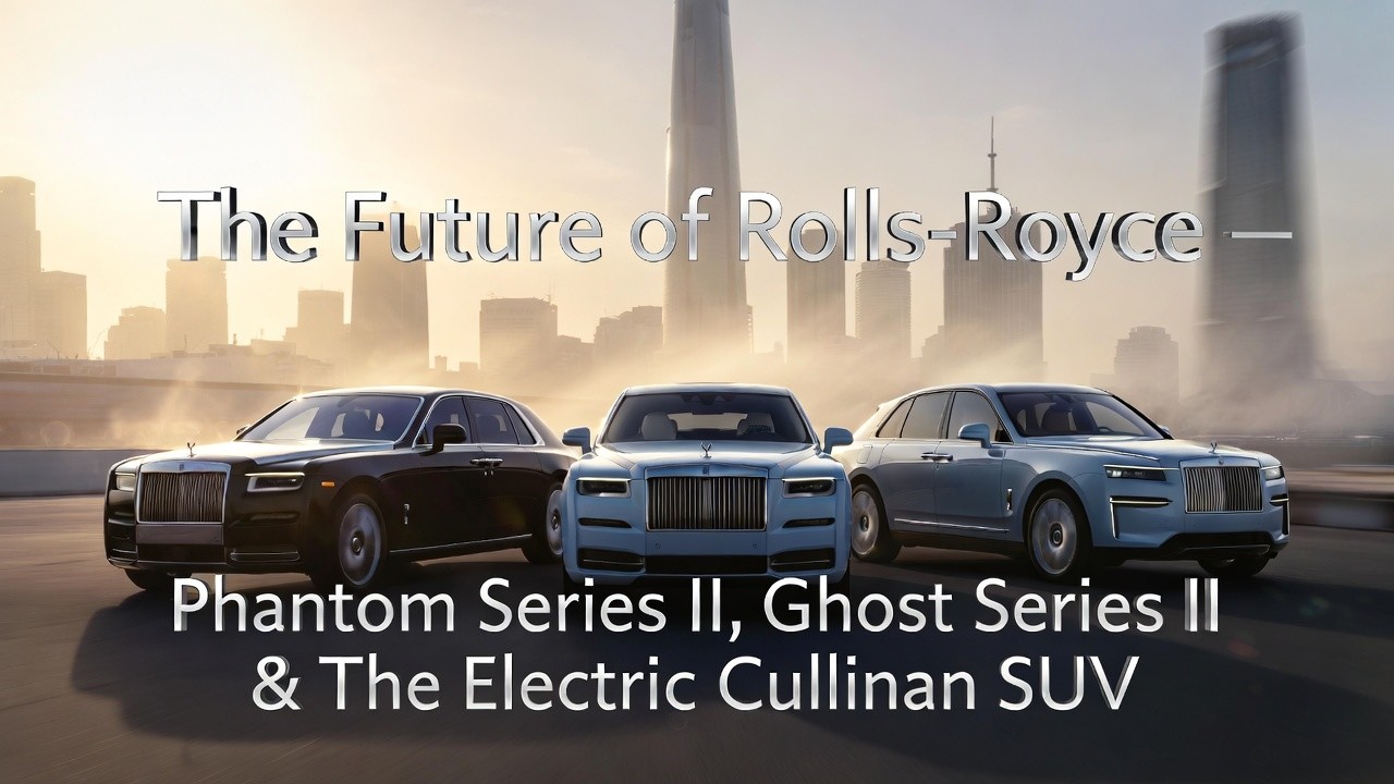 The Future of Rolls‑Royce  Phantom Series II, Ghost Series II & Electric Cullinan SUV 20262027