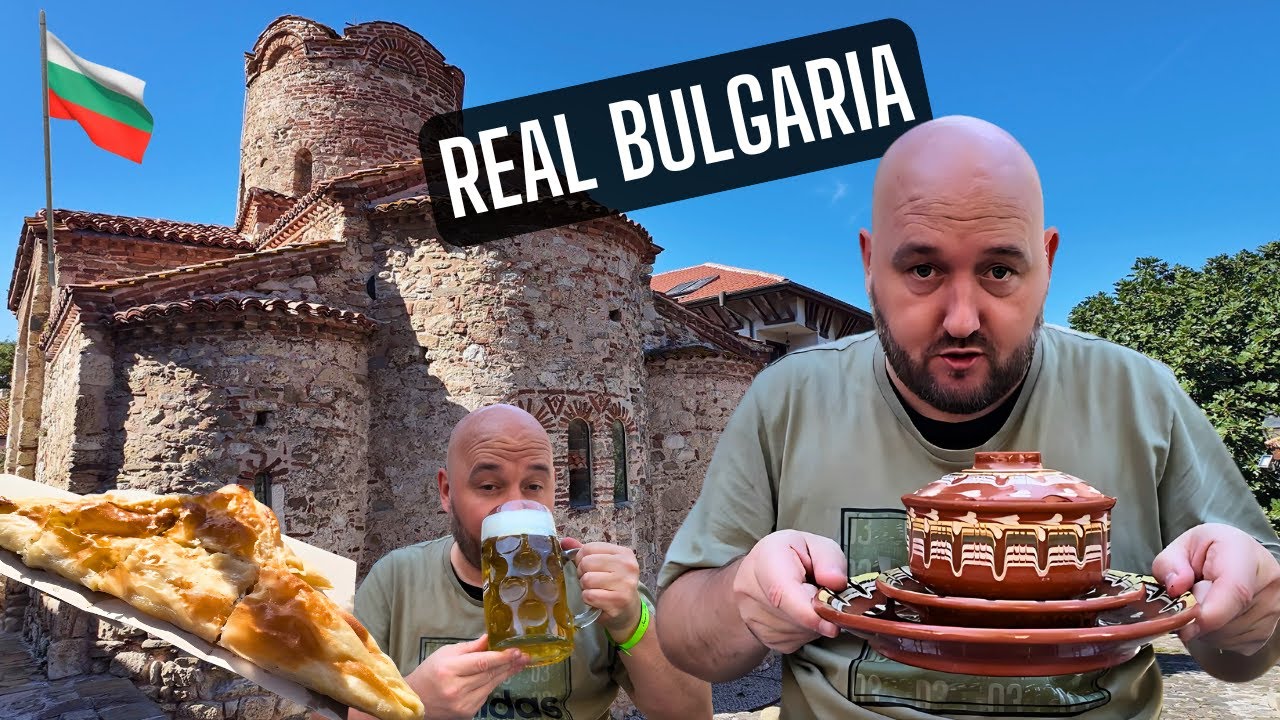 EATING FROM A CLAY POT IN REAL BULGARIA - I visited OLD NESSEBAR to see the ANCIENT RUINS and more !
