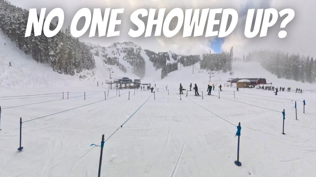 Whistler Blackcomb EMPTY on a Powder Day?!