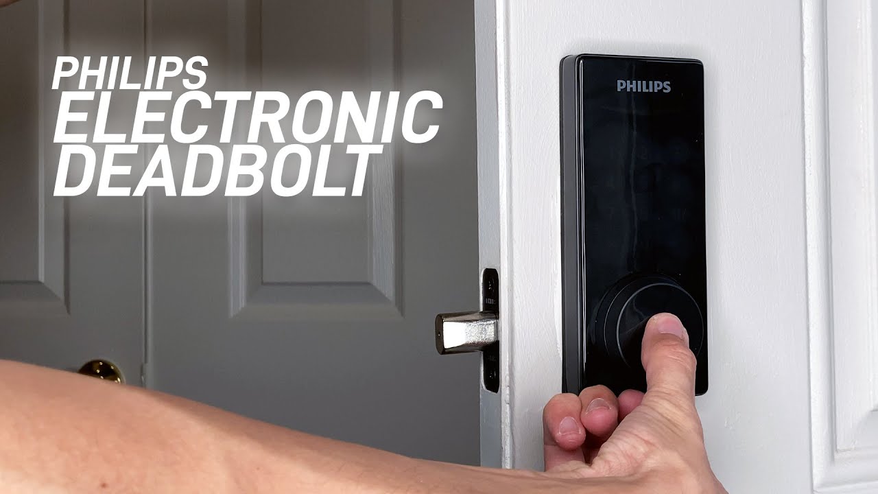 Умный замок Philips со сканером отпечатков пальцев и 4 способами разблокировки