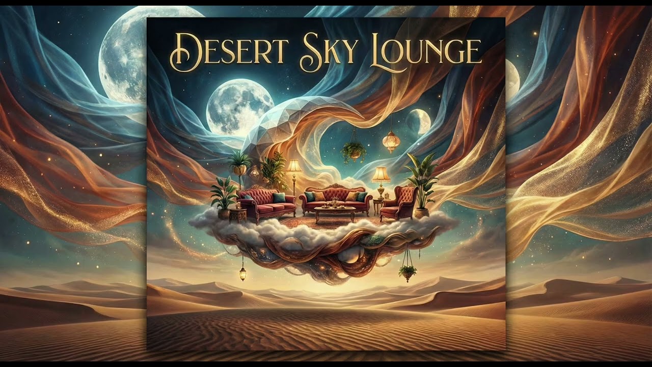Desert Sky Lounge 🌌 Deep Afro House & Chillout Music | Relaxing Beats for Focus, Study & Sleep