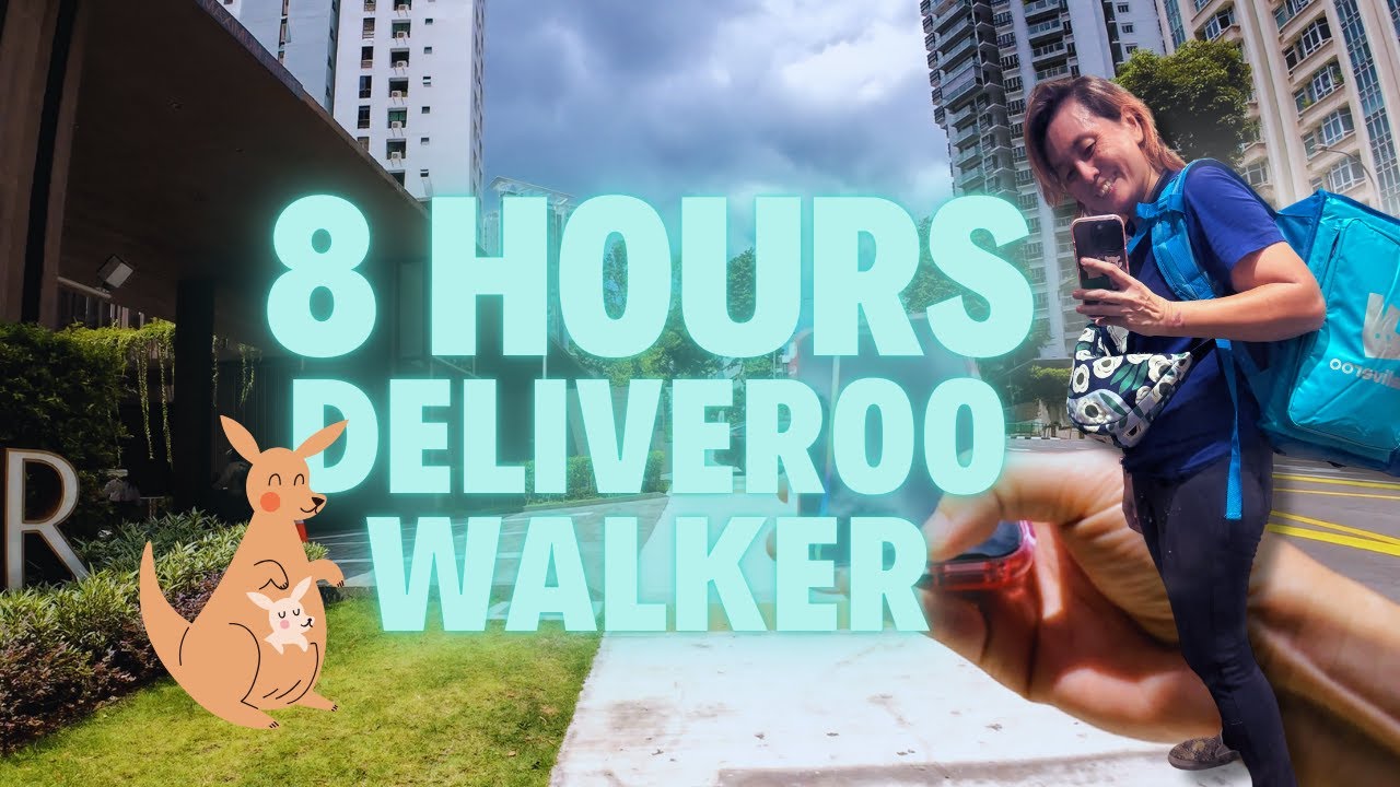 Я отработал 8-часовую смену в качестве ХОДОК на Deliveroo! // Доставка еды пешком