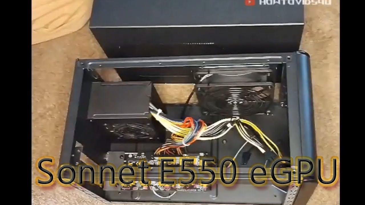 Sonnet eGFX 550 Breakaway GPU Enclosure - Disassemble