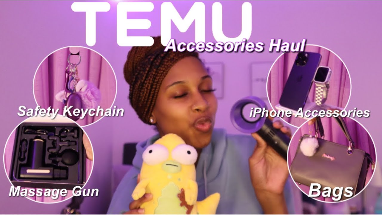 TEMU ACCESSORIES HAUL 2023 |15+ Items(iPhone Accessories, bags, Plushies, Safety Keychain and more!)