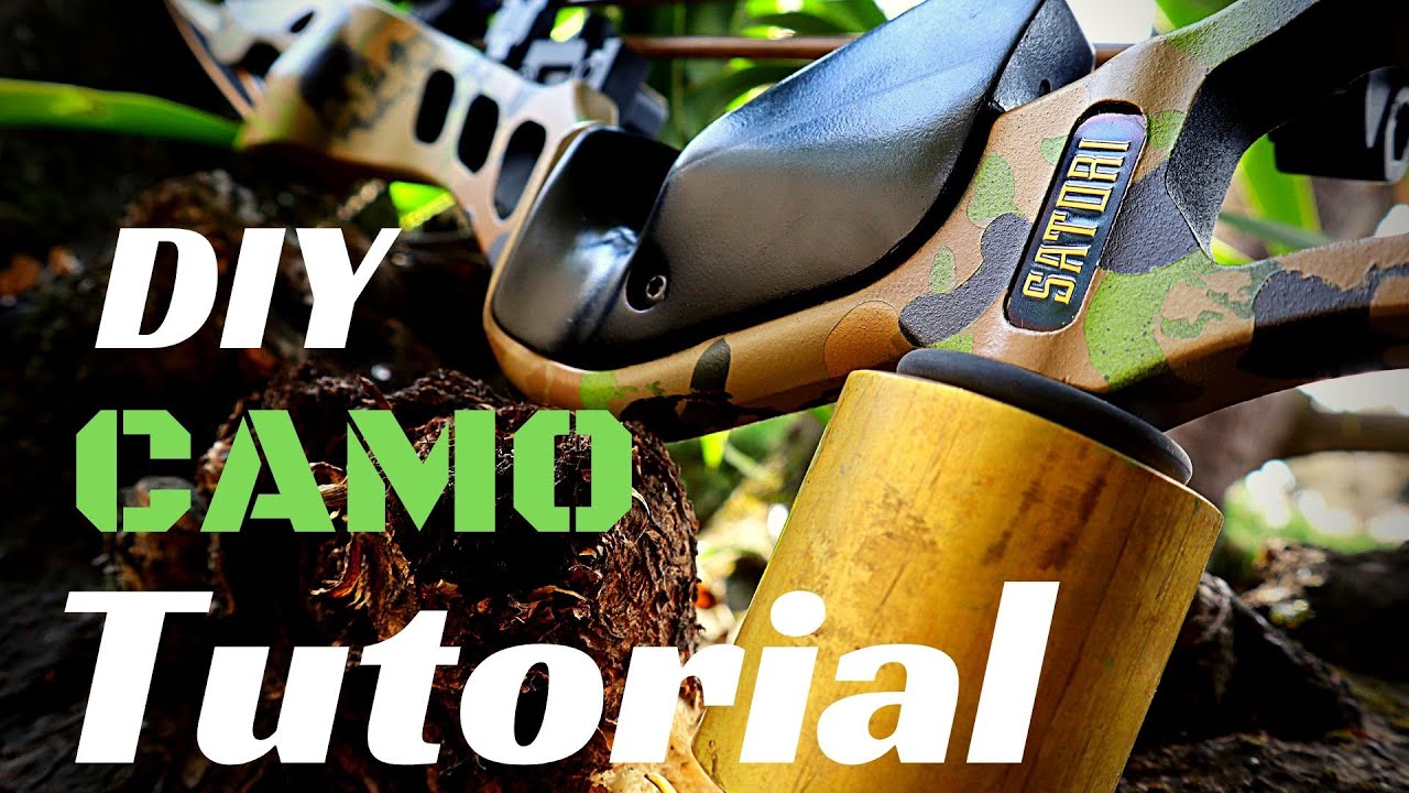 How to: Multi-Cam camo paint your bow (Hoyt Satori DIY camo paint project)