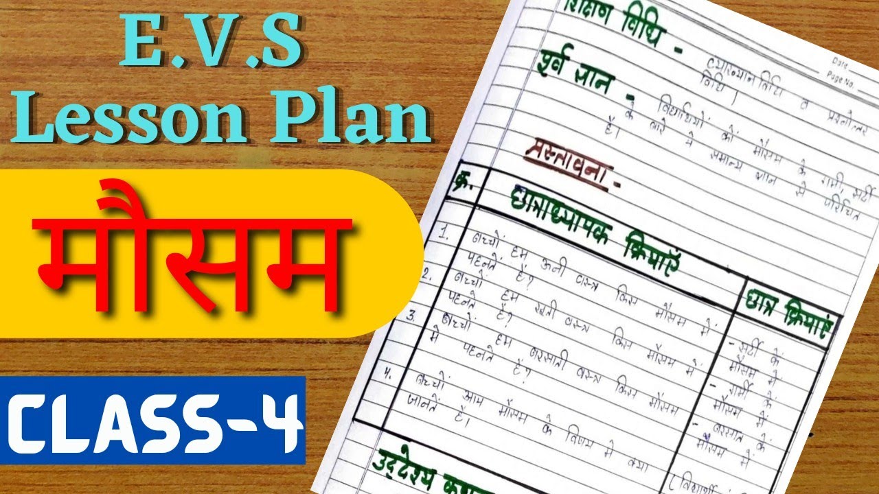 EVS lesson plan | मौसम | Class 4 | in hindi Creative & Info Hub
