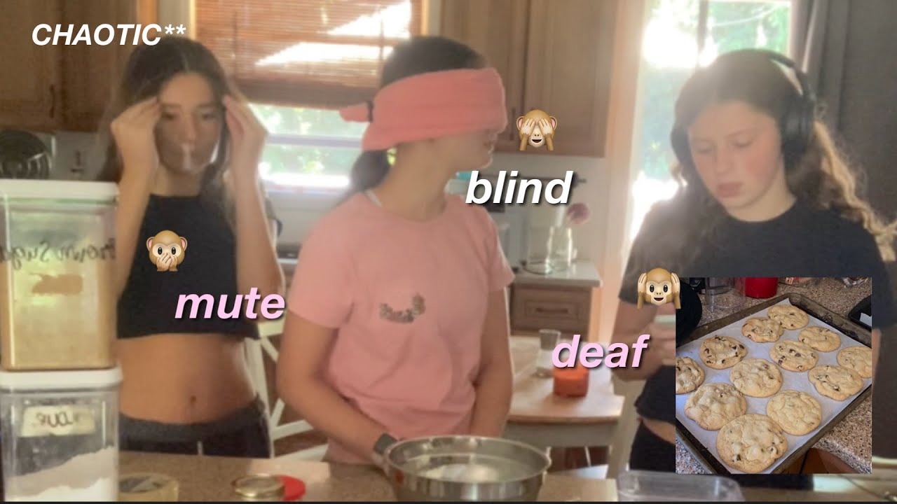 blind deaf mute baking challenge (CHAOTIC.)