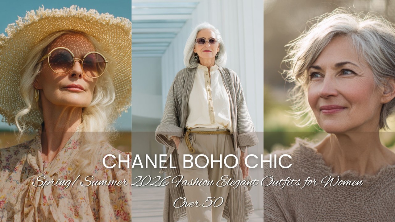 📿 Chanel Boho Chic 🕊️ Spring/Summer 2026 Fashion: Elegant Summer Outfits for Women Over 50 👒