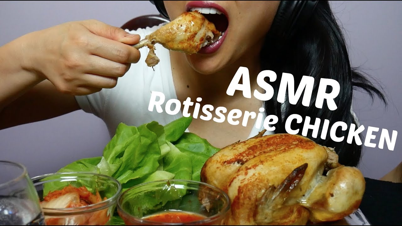 ASMR Whole Rotisserie Chicken (SATISFYING EATING SOUNDS) No Talking | SAS-ASMR
