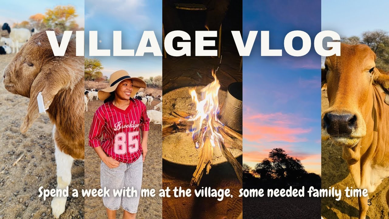 VILLAGE VLOG| Travel w/me to the village, everyday routines, family, food| Namibian YouTuber🇳🇦