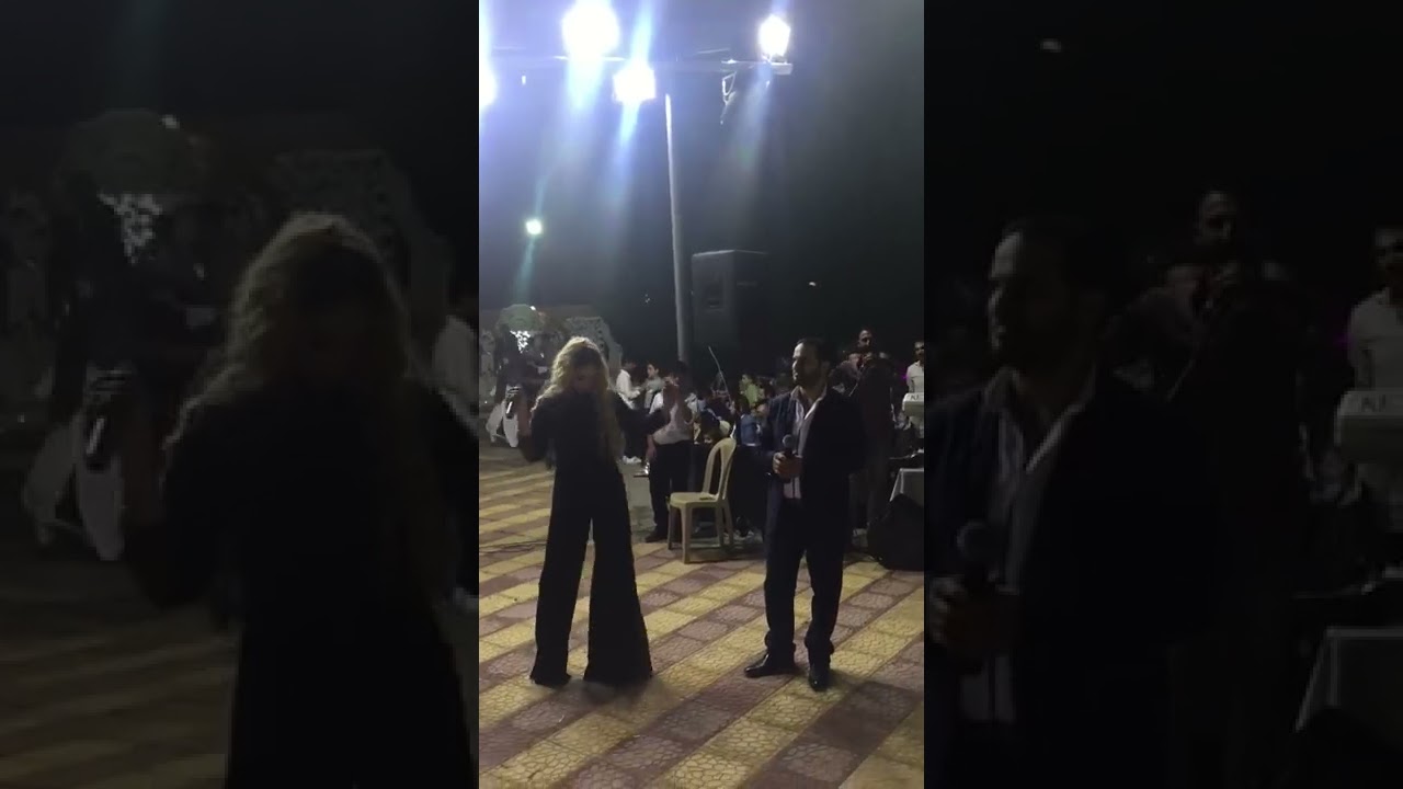 النجم محمد العلي والنجمة ريم السواس مع المايسترو يامن حديد عرب الصورانية حفلة هياكل بعلبك