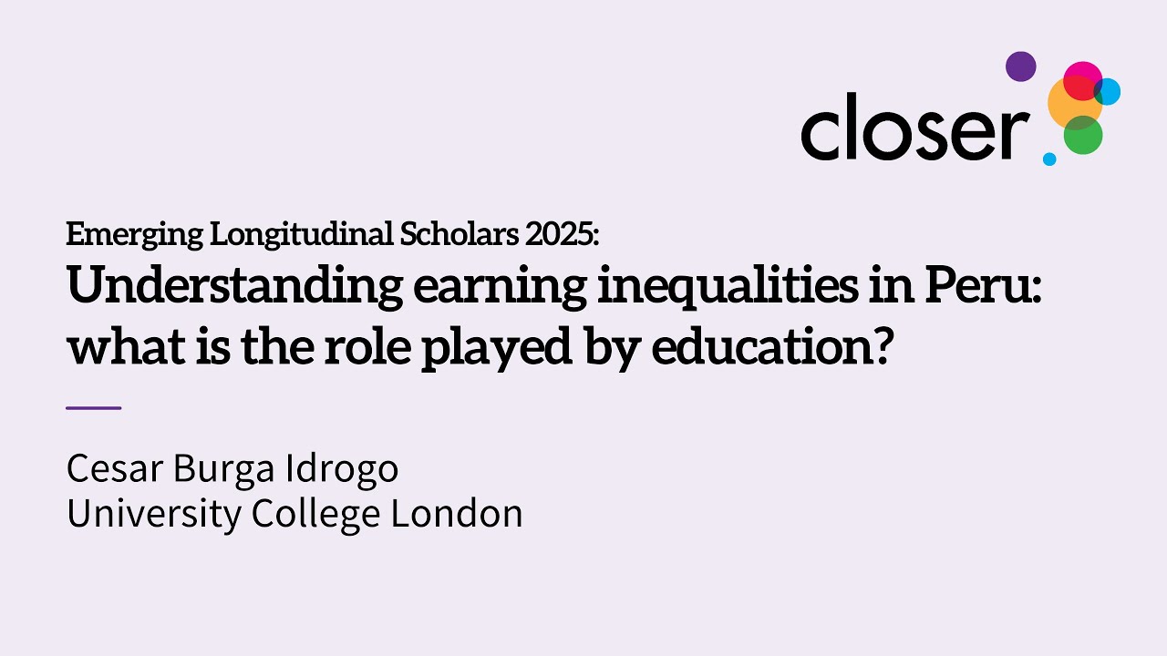 Understanding earning inequalities in Peru | Cesar Burga Idrogo