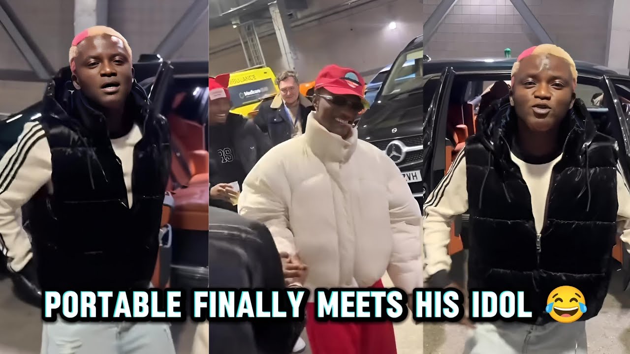 Moment Portable meet Wizkid for the First, you won't believe what happened (Watch This😅😂)