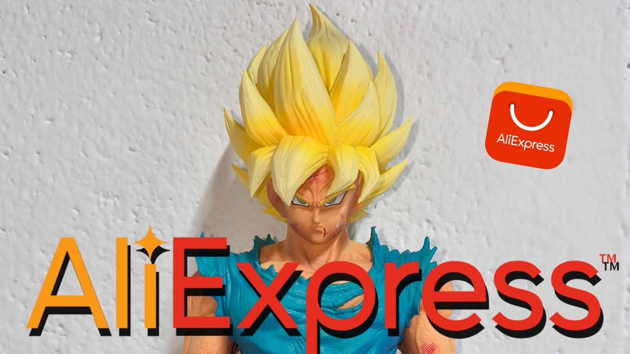 ¿GOKU SUPER SAIYAJIN de WHITE HOLE? ¡¡¡NO!!! 💥 RÉPLICA DE ALIEXPRESS💥. Unboxing y review