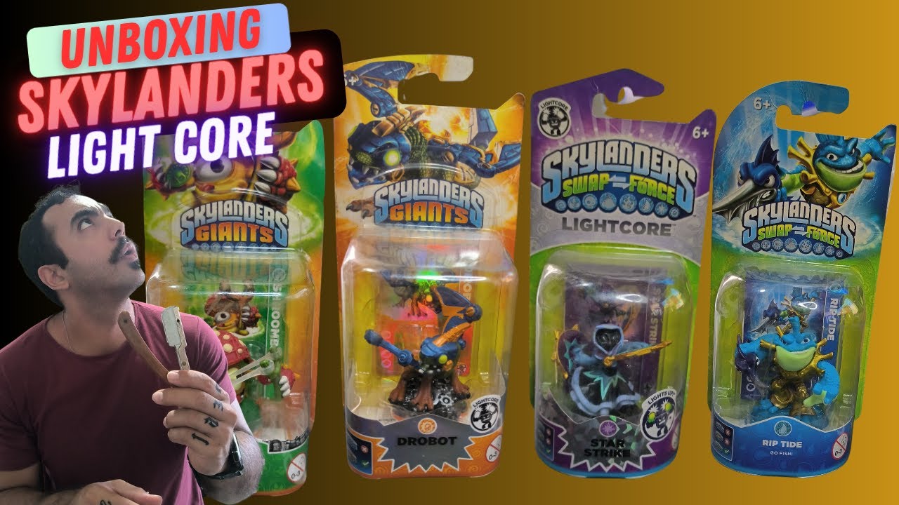 Unboxing: Skylanders LIGHT CORE | Swap Force | Giants + Gameplay  | PS3