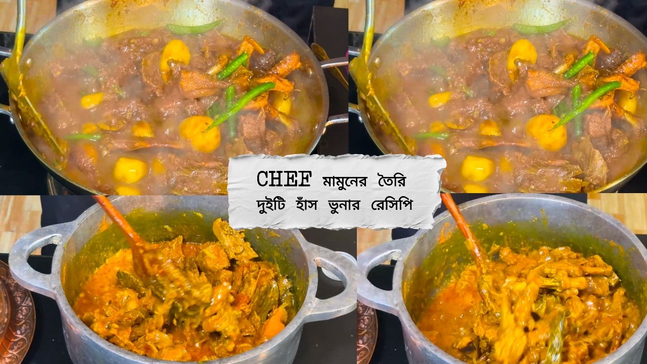 হাঁসের মাংস রান্না এক্সপার্ট হতে ছাইলে এই চার ধরনের রেসিপি সেভ করে রাখুন