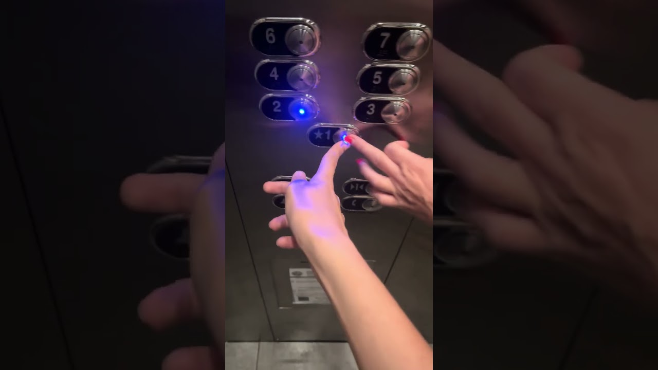 New modded traction elevators at the Hyatt Place I-Drive in Orlando FL