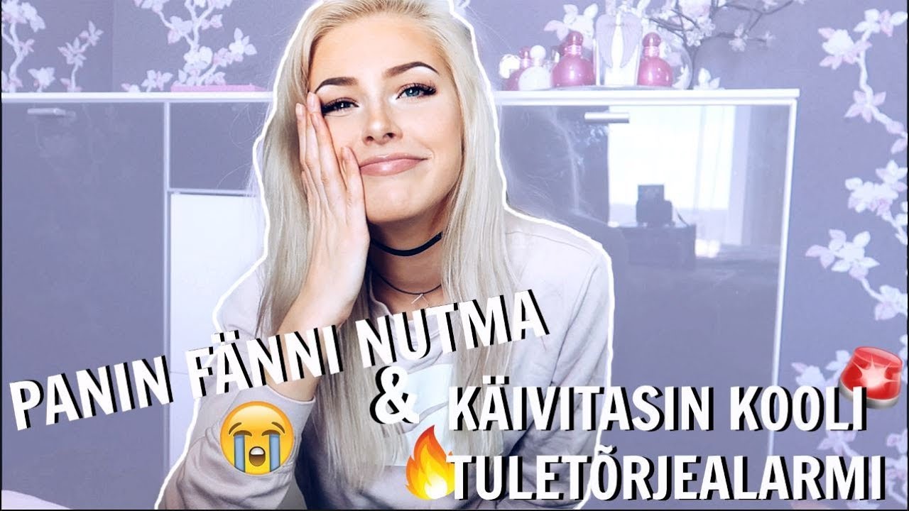PANIN FÄNNI NUTMA JA KÄIVITASIN KOOLI TULETÕRJEALARMI