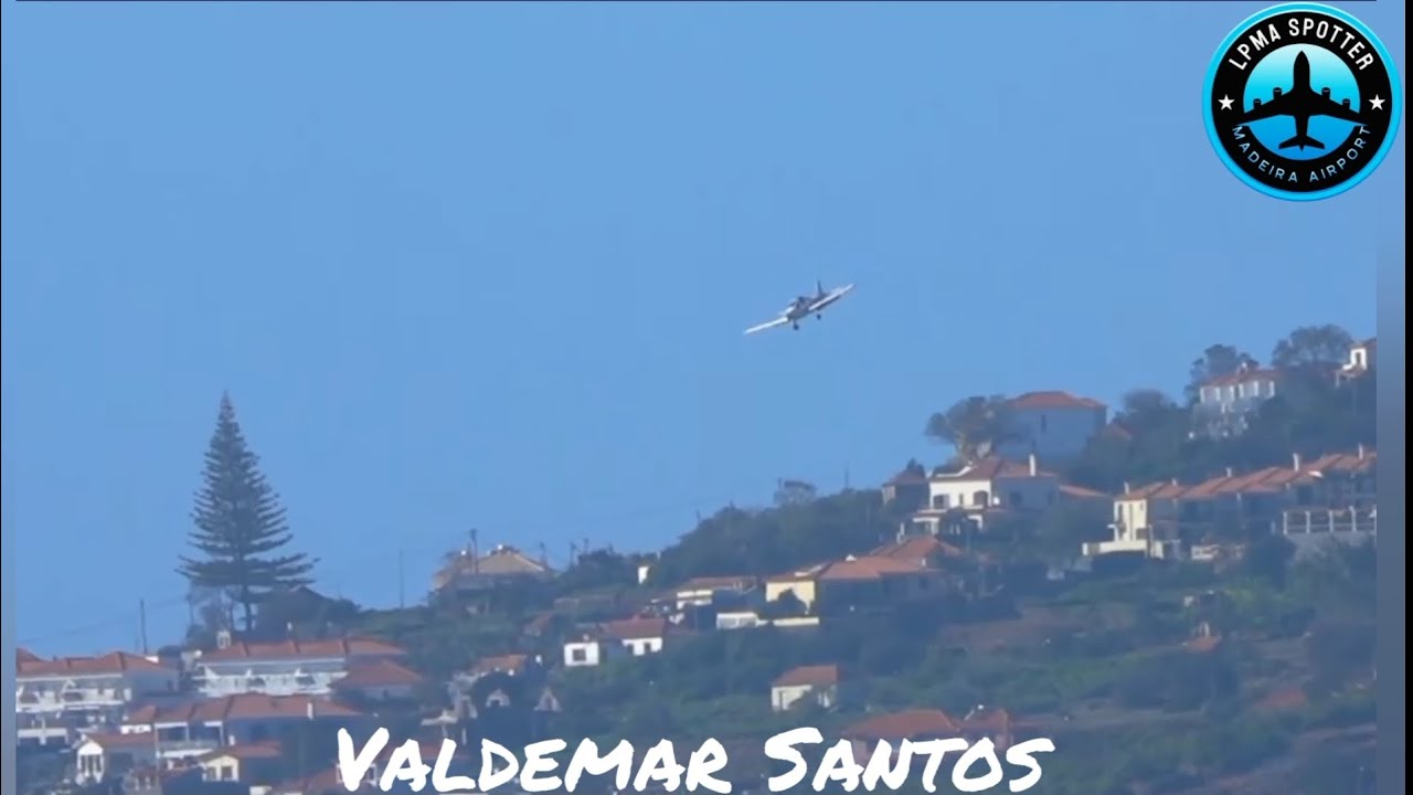 OUTSTANDING APPROACH Tecnam P2002 Sierra at Madeira Airport ✈️